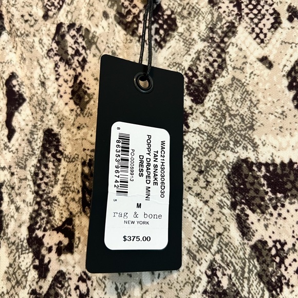 Rag + Bone poppy draped mini dress - Picture 3 of 8